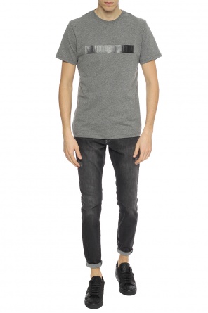 T-shirt with logo insert, zdjęcie 2 T-shirt with logo insert od Philipp Plein